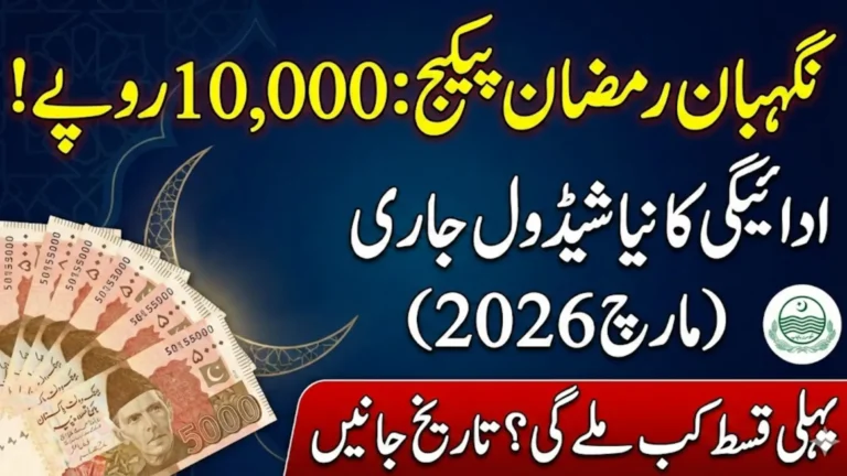 Nigehban Ramzan Package Payment Distribution Schedule in March 2026