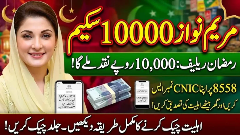 Maryam Nawaz 10000 Scheme Confirmation Message Through 8558 Code 2026