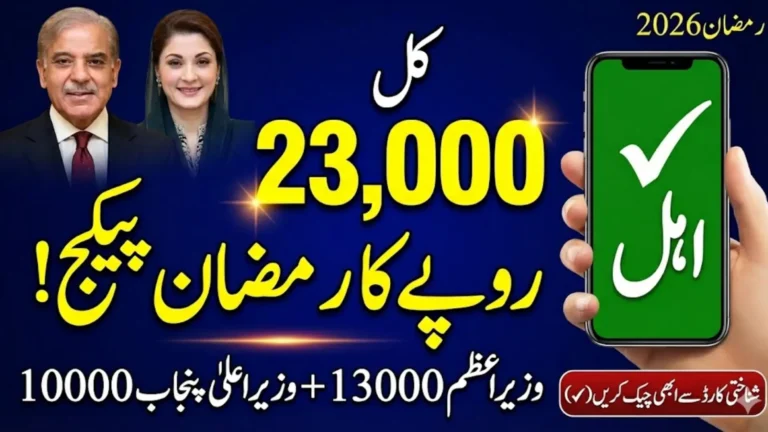 PM Rs 13000 And CM Rs 10000 Ramzan Relief Package Status Check Online Full Guide