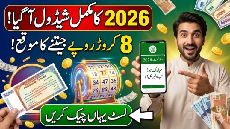 Prize Bond Draw Schedule 2026 Guide for To Check Winner List