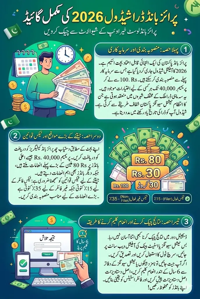 Prize Bond Draw Schedule 2026 Guide for To Check Winner List