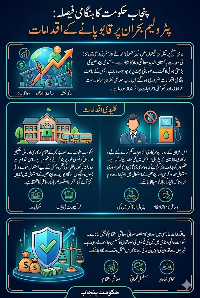 Punjab Govt Orders Closure of Schools, Announces Reduction in Fuel Allowance